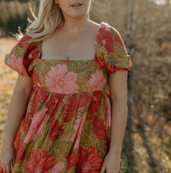 The Skinny Becca Babydoll Maxi Dress - Picture 4 of 5